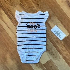 “The Boo Crew” Halloween Onesie Girls Size 3/6 Months